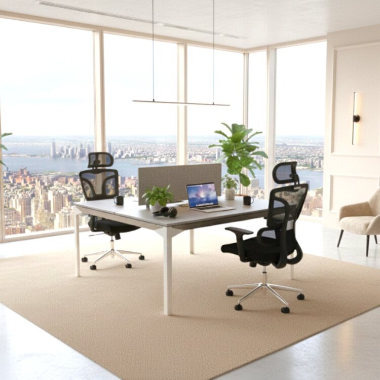 ATOM - SES YALITIMLI DATAPORTLU 2'Lİ WORKSTATİON - 1