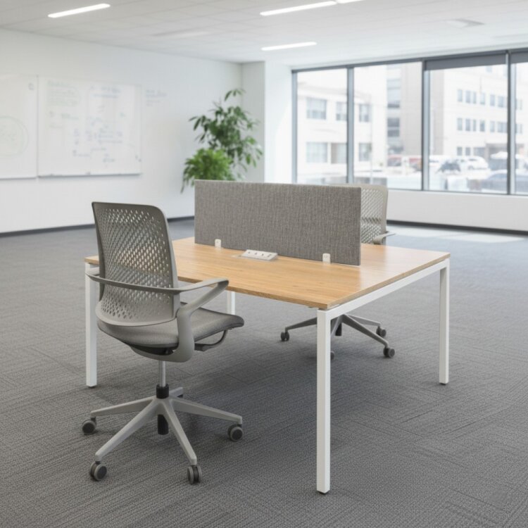 ATOM - SES YALITIMLI DATAPORTLU 2'Lİ WORKSTATİON - 1