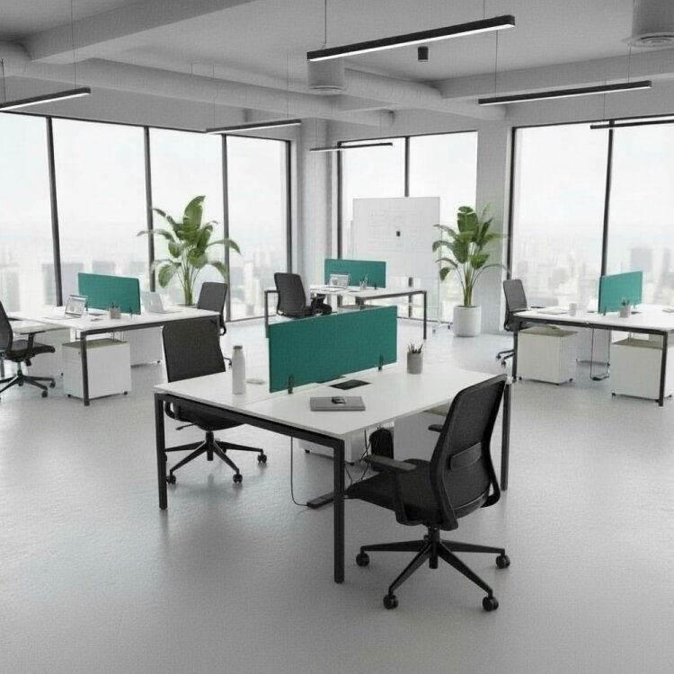 ATOM - SES YALITIMLI DATAPORTLU 2'Lİ WORKSTATİON - 1