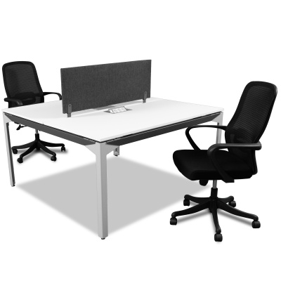 ATOM - SES YALITIMLI DATAPORTLU 2'Lİ WORKSTATİON - ATOM OFİS