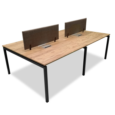 ATOM - SES YALITIMLI DATAPORTLU 4'LÜ WORKSTATİON - ATOM OFİS