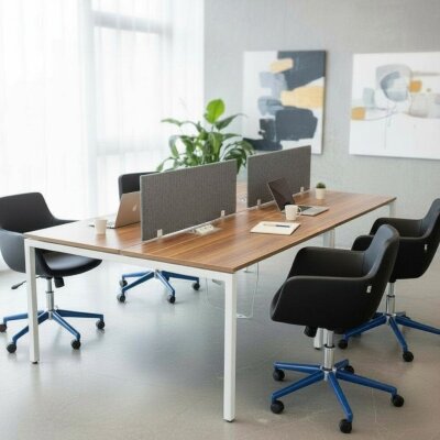 ATOM - SES YALITIMLI DATAPORTLU 4'LÜ WORKSTATİON - ATOM OFİS