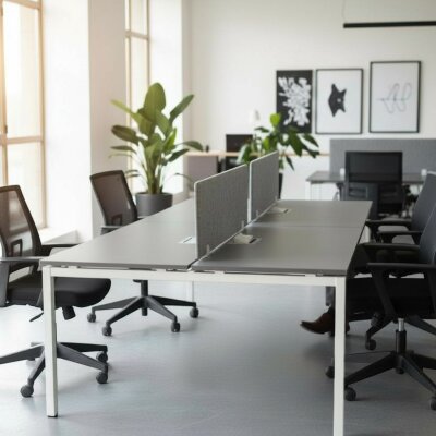 ATOM - SES YALITIMLI DATAPORTLU 4'LÜ WORKSTATİON - ATOM OFİS