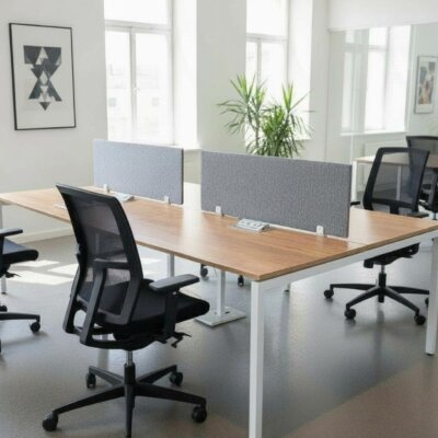 ATOM - SES YALITIMLI DATAPORTLU 4'LÜ WORKSTATİON - ATOM OFİS