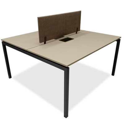 ATOM - SES YALITIMLI DATAPORTLU MDF 2'Lİ ÇOKLU ÇALIŞMA MASASI - ATOM OFİS