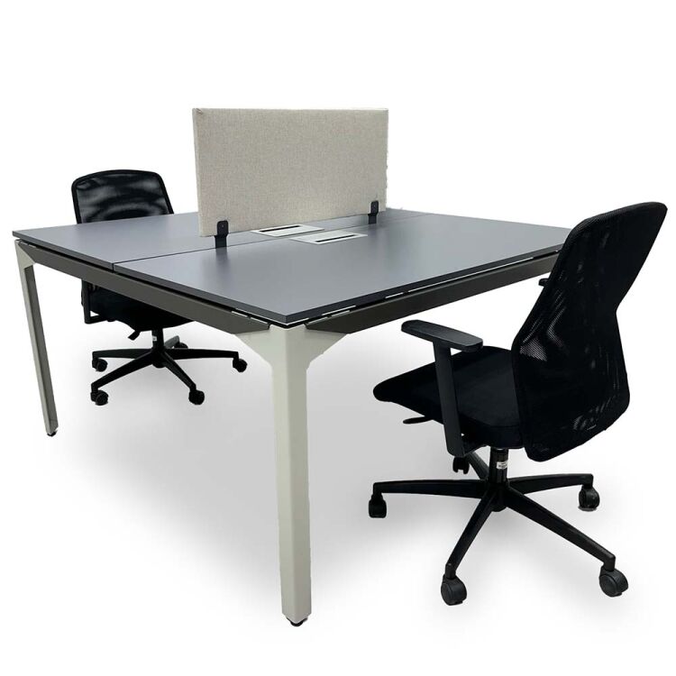 ATOM - SES YALITIMLI DATAPORTLU MDF 2'Lİ WORKSTATİON - 2