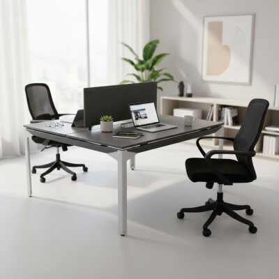 ATOM - SES YALITIMLI DATAPORTLU MDF 2'Lİ WORKSTATİON 