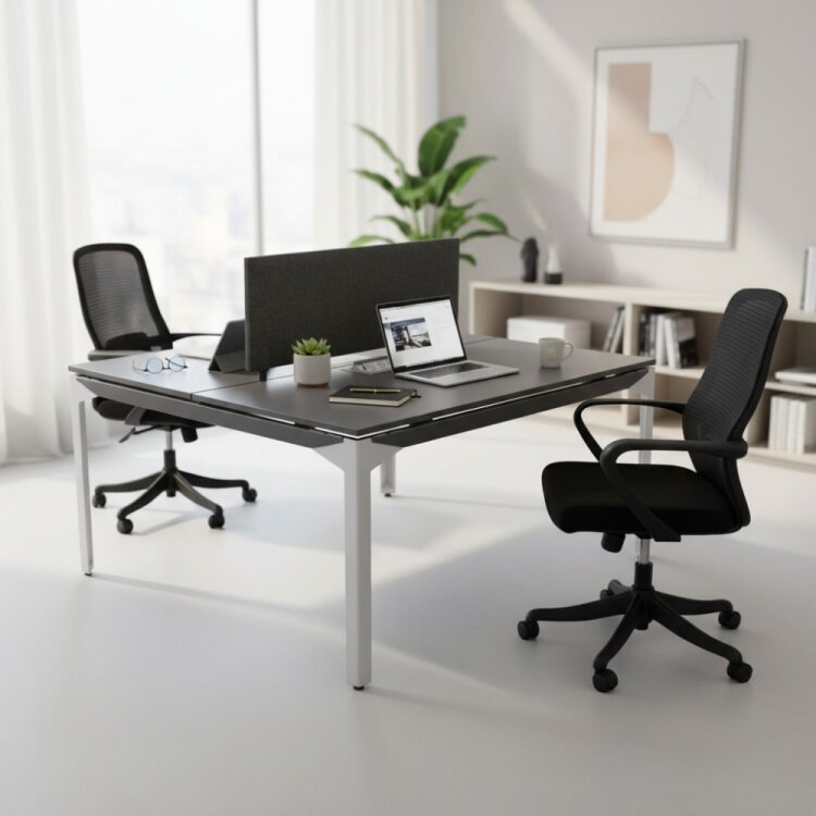 ATOM - SES YALITIMLI DATAPORTLU MDF 2'Lİ WORKSTATİON - 1