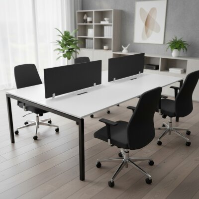 ATOM - SES YALITIMLI DATAPORTLU MDF 4'LÜ ÇOKLU ÇALIŞMA MASASI - 1