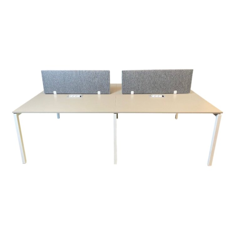 ATOM - SES YALITIMLI DATAPORTLU MDF 4'LÜ ÇOKLU ÇALIŞMA MASASI - 3