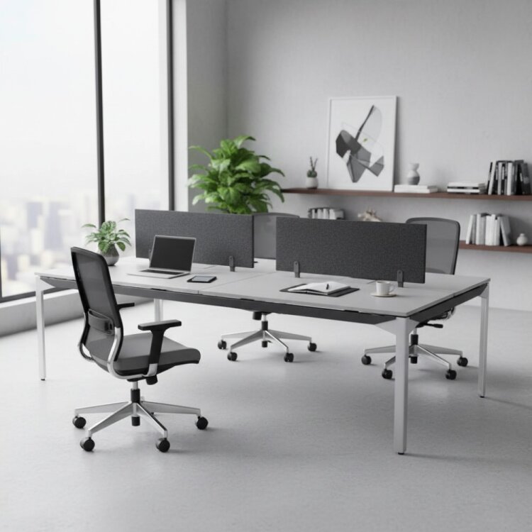 ATOM - SES YALITIMLI DATAPORTLU MDF 4'LÜ WORKSTATİON - 1