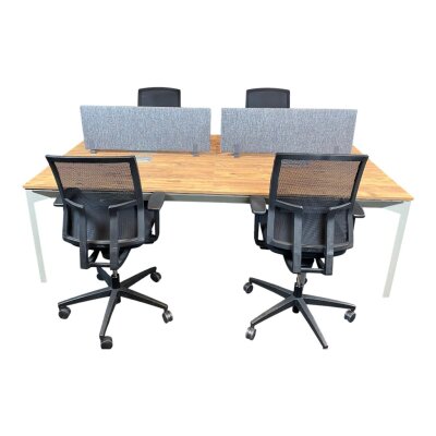 ATOM - SES YALITIMLI DATAPORTLU MDF 4'LÜ WORKSTATİON - 5