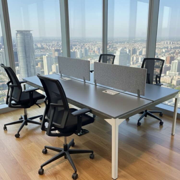 ATOM - SES YALITIMLI DATAPORTLU MDF 4'LÜ WORKSTATİON - 1