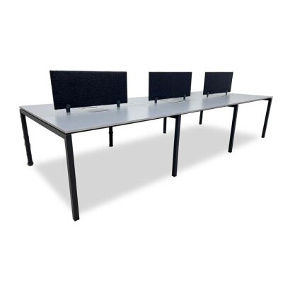 ATOM - SES YALITIMLI DATAPORTLU MDF 6'LI ÇOKLU ÇALIŞMA MASASI - ATOM OFİS (1)