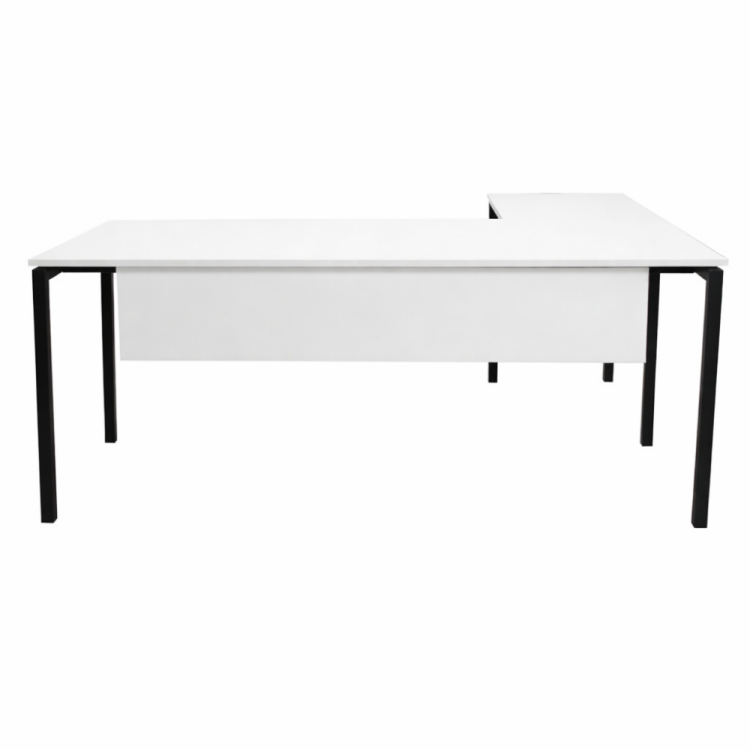 ATOM SMOOTH BEYAZ MDF L ÇALIŞMA MASASI - 3