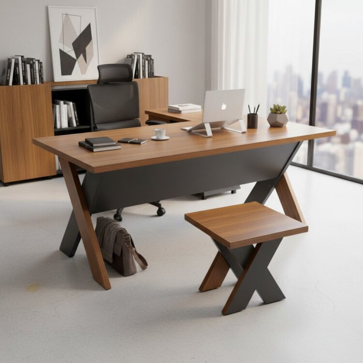 ATOM X AYAKLI YÖNETİCİ OFİS TAKIMI - 1
