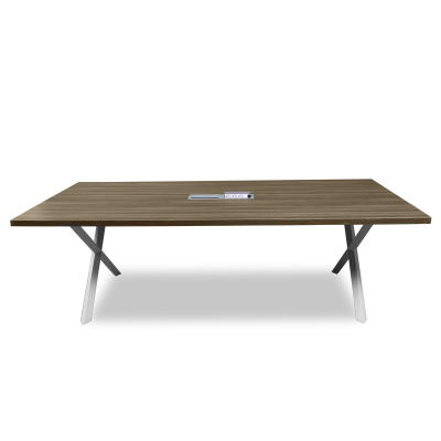 ATOM X DATAPORTLU CEVİZ MDF TOPLANTI MASASI - 4