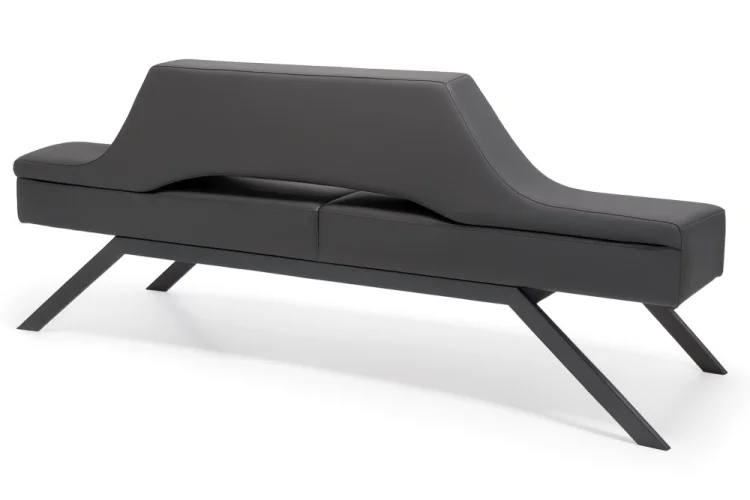 BENTLEY ANTRASİT BEKLEME KANEPESİ - 4