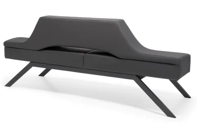 BENTLEY ANTRASİT BEKLEME KANEPESİ - 5