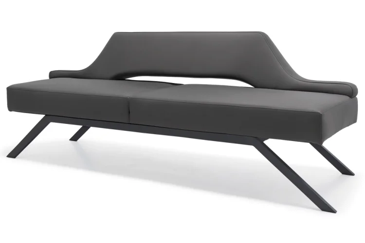 BENTLEY ANTRASİT BEKLEME KANEPESİ - 2