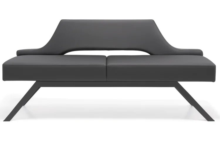 BENTLEY ANTRASİT BEKLEME KANEPESİ - 1