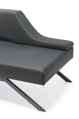 BENTLEY ANTRASİT BEKLEME KANEPESİ - 4