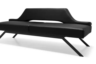 BENTLEY SİYAH BEKLEME KANEPESİ - NERR (1)