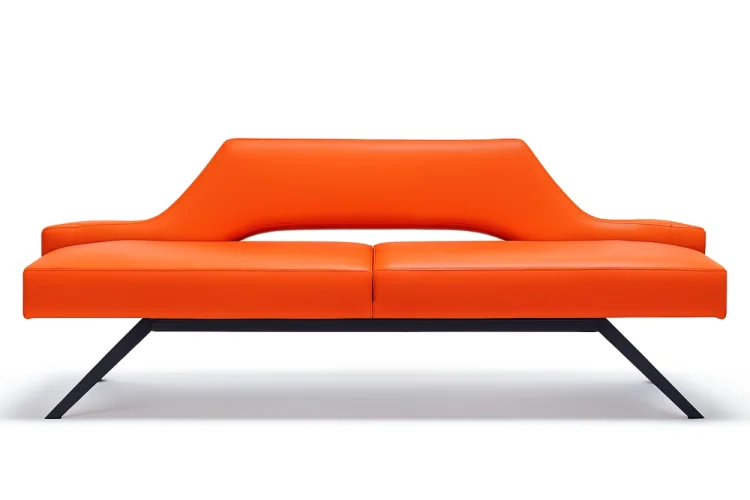 BENTLEY TURUNCU BEKLEME KANEPESİ - 2