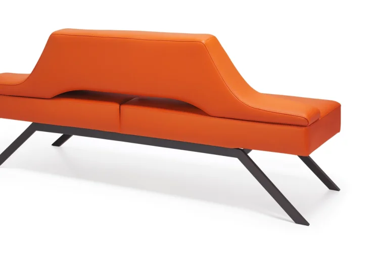 BENTLEY TURUNCU BEKLEME KANEPESİ - 4