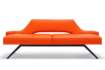 BENTLEY TURUNCU BEKLEME KANEPESİ 