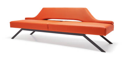 BENTLEY TURUNCU BEKLEME KANEPESİ - 2