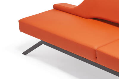 BENTLEY TURUNCU BEKLEME KANEPESİ - 4