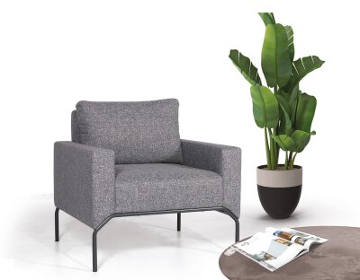 BON AÇIK GRİ 3'LÜ OTURMA GRUBU TAKIMI - 4