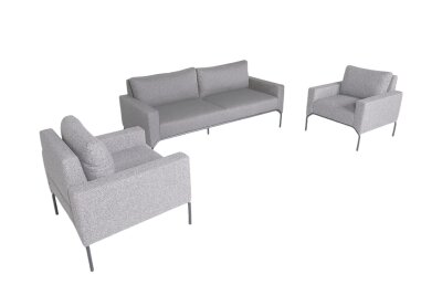 BON AÇIK GRİ OTURMA GRUBU TAKIMI - DOVİ