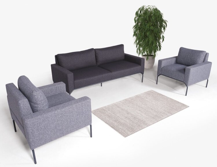 BON AÇIK GRİ OTURMA GRUBU TAKIMI - 4