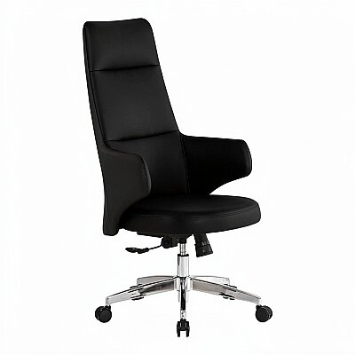 BOSS SİYAH DERİ YÖNETİCİ MAKAM KOLTUĞU - ATOM OFİS (1)