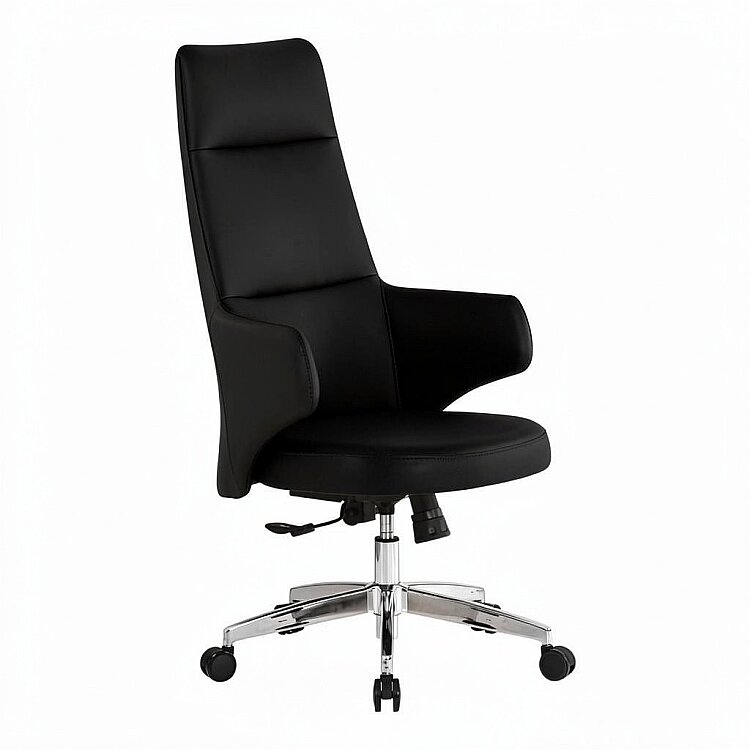 BOSS SİYAH DERİ YÖNETİCİ MAKAM KOLTUĞU - 2