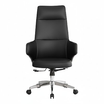 BOSS SİYAH DERİ YÖNETİCİ MAKAM KOLTUĞU - ATOM OFİS