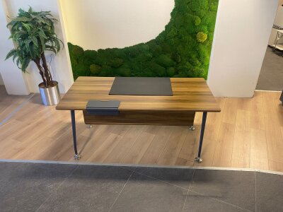 BÜROSİT DATAPORTLU KAHVERENGİ ÇALIŞMA MASASI VE DOLAP (1 YIL GARANTİ) - 3