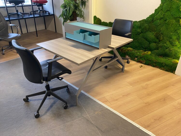 BÜROTİME MASAÜSTÜ DOLAPLI 2 KİŞİLİK WORKSTATİON (1 YIL GARANTİ) - 2