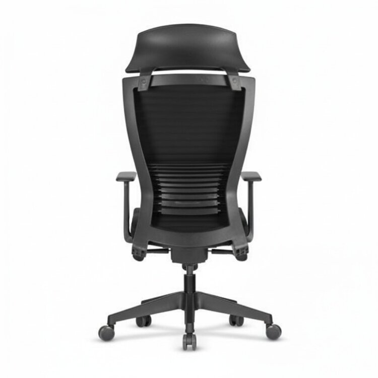 TİFFANY SİYAH DERİ YÖNETİCİ ÇALIŞMA KOLTUĞU - 5