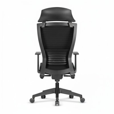 TİFFANY SİYAH DERİ YÖNETİCİ ÇALIŞMA KOLTUĞU - 5