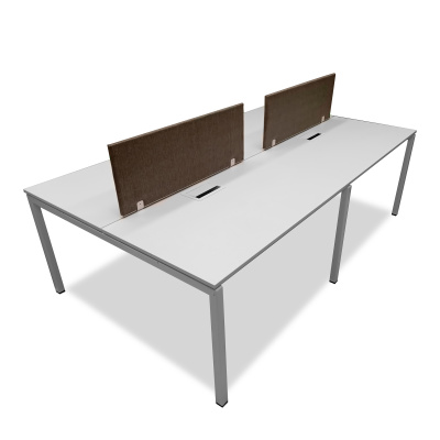 SES YALITIMLI DATAPORTLU 4'LÜ WORKSTATİON - ATOM OFİS