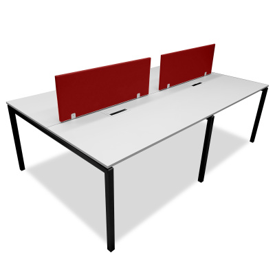 SES YALITIMLI DATAPORTLU 4'LÜ WORKSTATİON - ATOM OFİS