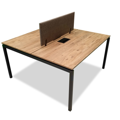 SES YALITIMLI DATAPORTLU 2'Lİ WORKSTATİON - ATOM OFİS