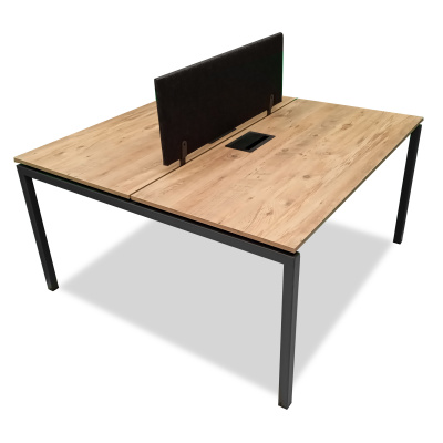 SES YALITIMLI DATAPORTLU 2'Lİ WORKSTATİON - ATOM OFİS