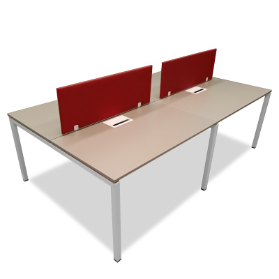 SES YALITIMLI DATAPORTLU 4'LÜ WORKSTATİON - ATOM OFİS