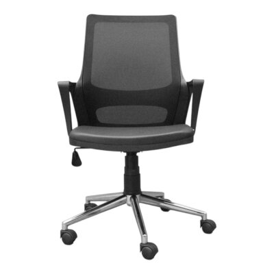 DONNA SİYAH DERİ ÇALIŞMA & TOPLANTI KOLTUĞU - ATOM OFİS