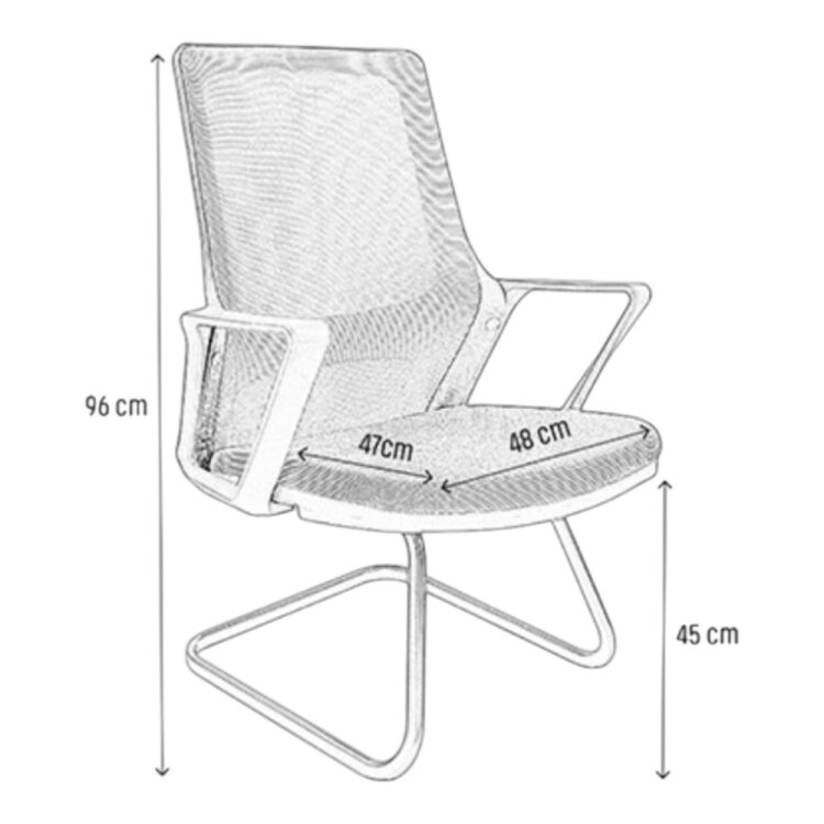 DONNA SİYAH KUMAŞ MİSAFİR BEKLEME KOLTUĞU - 5