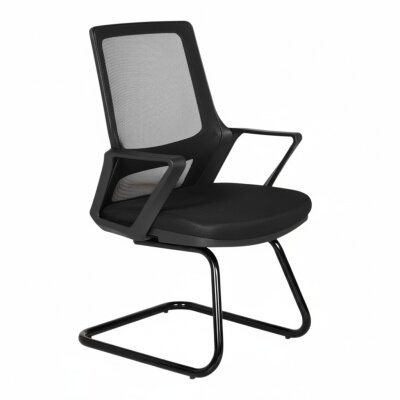 DONNA SİYAH KUMAŞ MİSAFİR BEKLEME KOLTUĞU - 4